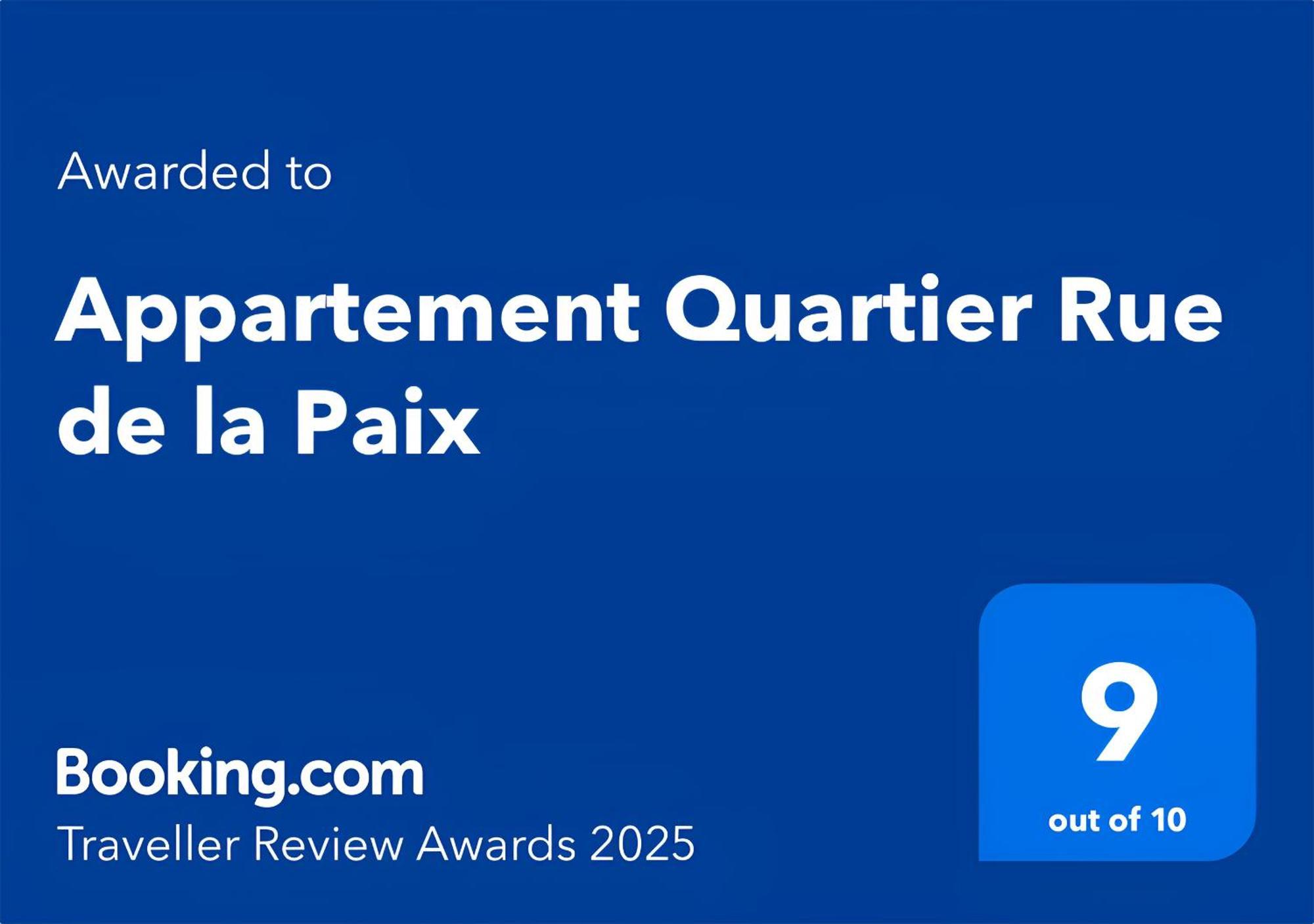 Appartement Quartier Rue De La Paix Free Netflix 파리 외부 사진